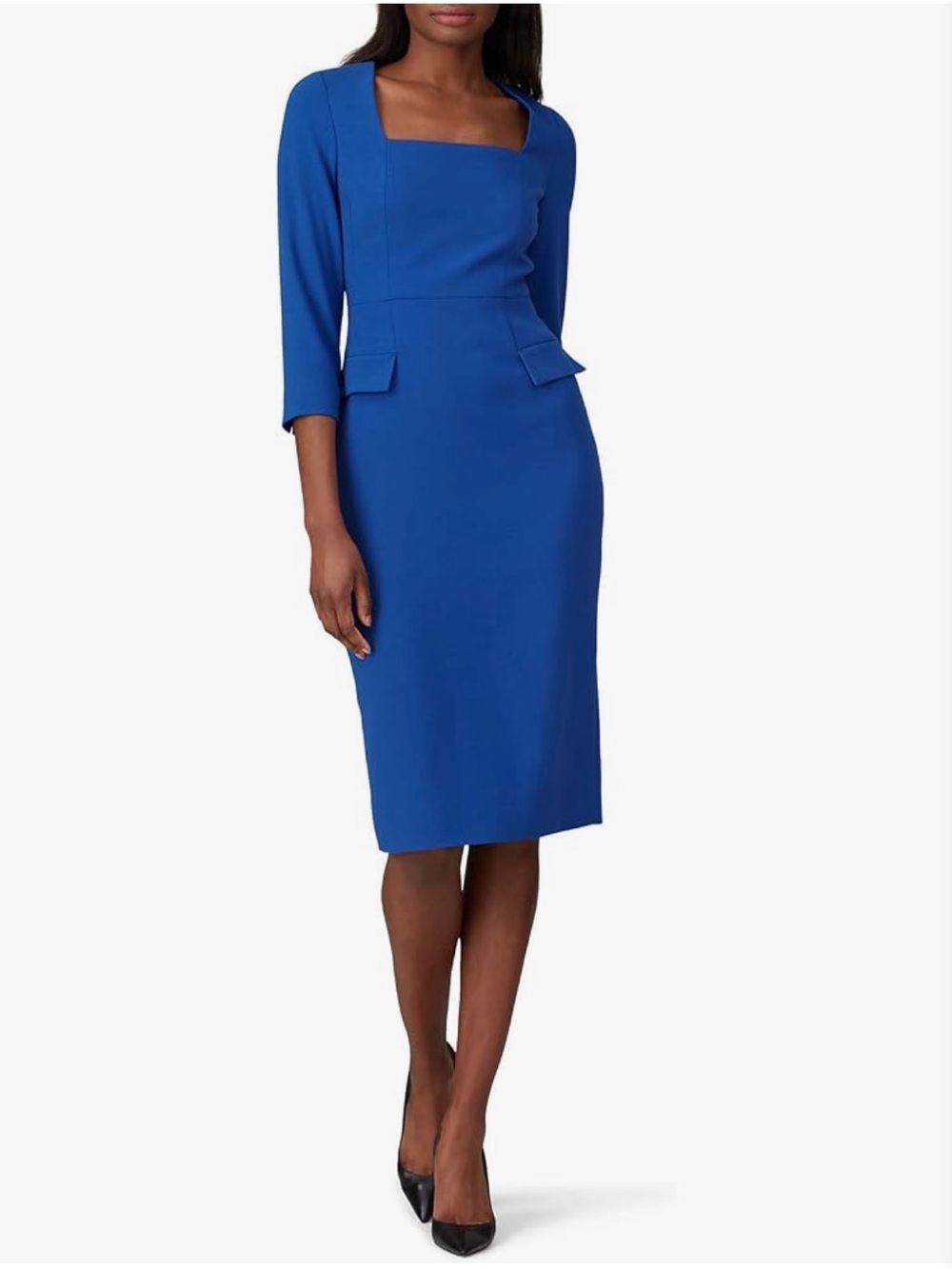 LK Bennett Ivor Sheath Dress in Royal Blue, US Women’s size 2